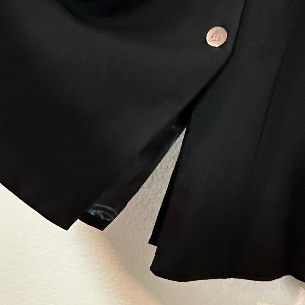 Harry Potter Hot Topic Coat - Med, Deathly Hallows Buttons, Hooded Wizard Trench - Picture 12 of 12